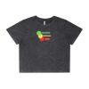 Wo's Stone Wash Heavy Crop Tee Thumbnail